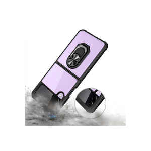 Étui pliable en silicone premium ASMA Mola bleu marine pour Samsung Galaxy Z Flip 3 – Housse de protection élégante pour téléphone portable avec logo - Product Image 5