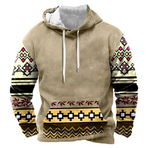 Sudadera con capucha de gran tamaño de lana hecha a medida de alta calidad para hombre con técnica de soplo, peso ligero, nueva llegada, venta de impresión de logotipo personalizado - Product Image 2
