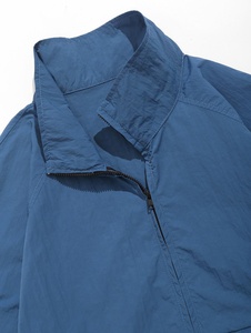 Anorak à fermeture éclair imprimé personnalisé pour hommes vestes d'extérieur légères coupe-vent veste imperméable pour hommes vente en gros - Product Image 3