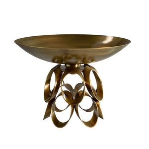 Bol décoratif de luxe en forme de tête de cerf avec motif de bois de cerf, centre de table en métal pour table à manger, décoration de la maison et cadeaux de fête - Product Image 5