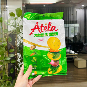 Balance Ateла 228g Craquelins croustillants minces à saveur de légumes Biscuits alimentaires vietnamiens en boîte avec goût sucré et salé Produit FMCG - Product Image 1