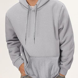 Sweat-shirts à capuche en coton uni surdimensionnés personnalisés pour hommes Pulls en vrac Grandes tailles Sweat-shirts et pulls pour hommes 2026 - Product Image 6