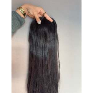Topper de cheveux indien de qualité supérieure, toupet pour hommes et femmes, fait à la main avec des cheveux indiens naturels, facile à porter et à entretenir - Product Image 4
