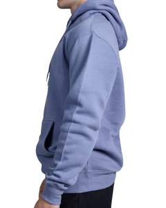 Sudadera con capucha violeta OEM personalizada para hombre, forro polar suave, tela de algodón y poliéster, bolsillo de canguro, proveedor de Flexora, OEM, ODM personalizado - Product Image 3