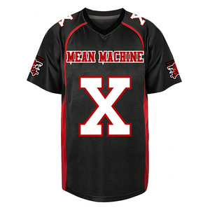 Conjunto de Camiseta de Manga Corta para Práctica de Fútbol Americano, Transpirable, Tallas Grandes, Estampado Personalizable, Uniforme de Equipo - Product Image 1