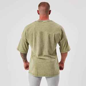 เสื้อยืดผู้ชายสไตล์วินเทจสั่งทำพิเศษ ขนาดใหญ่พิเศษ 250 กรัม ผ้าฟอกกรด แห้งเร็ว เบาสบาย ผ้าฝ้าย 100% คุณภาพสูง - Product Image 2