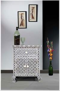 โต๊ะคอนโซลฝังกระดูก - Product Image 6