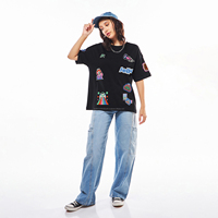 Kaos Formal Wanita Fit2Fight, 100% Katun Berkualitas Tinggi, Bernapas, Polos, Lengan Panjang, Kancing, Kerah V