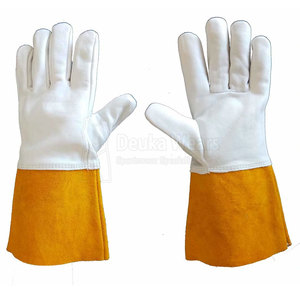 Gants de sécurité OEM personnalisés, grande taille, imperméables, en cuir, anti-coupure et antidérapants, avec caractéristiques de protection Tri Argon - Product Image 1