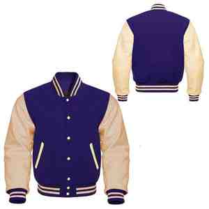 แจ็กเก็ตเบสบอลผ้าวูลสำหรับเด็กผู้ใหญ่เสื้อแจ็กเก็ตสำหรับทีมแต่ละคนสำหรับการแปรรูปดิบ - Product Image 1