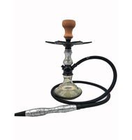 Ensemble de chicha FALAH Luxury Modern HH 66, corps en acrylique et aluminium, haute qualité, durable, portable, double tuyau, élégant.