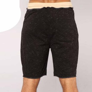 Short de sport sur mesure pour hommes, couleur unie, nouveau style, vêtements de fitness décontractés, tissu en velours côtelé, fabriqué au Pakistan, en vente - Product Image 3