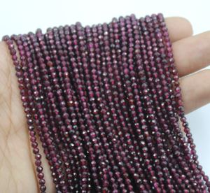 Cuentas de Piedras Preciosas Sueltas de Granate Rodolita Facetadas de 3 mm, 100 % Naturales, Precio de Fábrica al por Mayor para la Fabricación de Joyas - Product Image 3