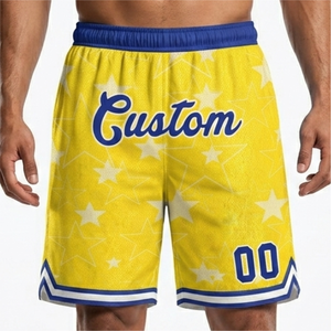 Shorts de basket-ball de haute qualité pour hommes, design élégant, respirants et en mesh - Product Image 3