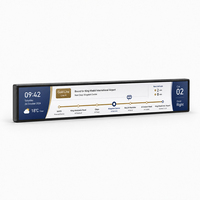 Écrans pour passagers, écran tactile extensible de 48,2 pouces, 1920x318, unité d'écran LCD Android pour train, métro