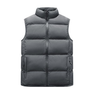 Lightweight Men's Puffer <b>Vest</b> Ultra Warm Quilted Sleeveless Jacket for Winter Outdoor Camping Hiking Travel Daily Wear - Product Image 4