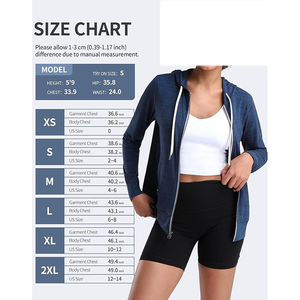 4-Way Stretch Zip-up Slim Fit Ligero Correr Sin costuras Tallas grandes Mujeres Cottony-Soft Workout Chaqueta atlética Chaqueta de yoga - Product Image 6