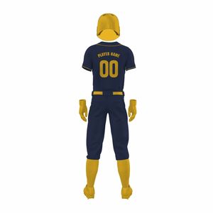 2026 Uniforme de béisbol de diseño único hecho en fábrica Uniformes de béisbol impresos con logotipo personalizado para unisex - Product Image 6
