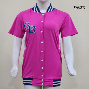 Wholesale OEM services Baseball Jersey Dress with <b>White</b> Contrasting <b>Taping</b> Womens Baseball Jersey Fitness Dress in all colors - Product Image 1