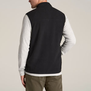 Customized Color <b>Men's</b> Canvas Polar <b>Fleece</b> Sleeveless Vests Breathable Outer Wear Casual Gym Active Clothing <b>Gilets</b> OEM - Product Image 2