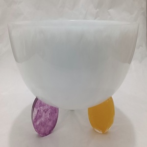 Cuenco para servir de resina Rosa 2025 de lujo Diseño de forma redonda elaborado en 3D para presentación de alimentos Mejor tarifa garantizada - Product Image 5