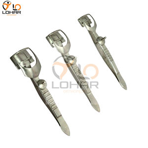 Juego de 3 Pinzas Waddell de Acero Inoxidable, Instrumentos Quirúrgicos Bilamellares para Trachomatosis Tarsal y Tríquiasis, Cirugía Oftálmica - Product Image 1