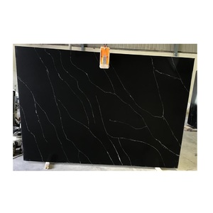 Haute densité Calacutta Quartz dalle élégant intérieur extérieur sol comptoirs salle de bain vanité hauts pierre artificielle grande dalle - Product Image 1