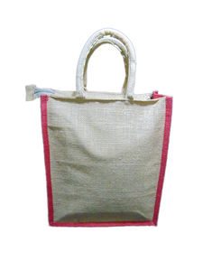 Bolsas de compras de yute reutilizables ecológicas duraderas, tela con diseño de logotipo personalizado, cierre de cremallera, Asa de hombro, uso multiusos empaquetado - Product Image 3