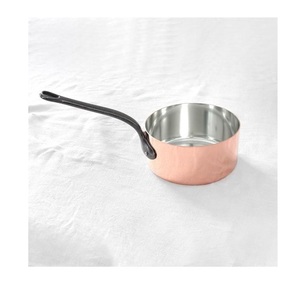 Versatile copper metal sauce <b>pan</b> compatible with gas ceramic and electric stoves suitable for traditional and modern homes - Product Image 1