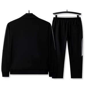 Conjunto Deportivo de Dos Piezas para Mujer, Diseño Nuevo de Invierno 2025, Ropa Deportiva Personalizada para Correr, 100% Algodón, Chándal de Color Contrastante - Product Image 2