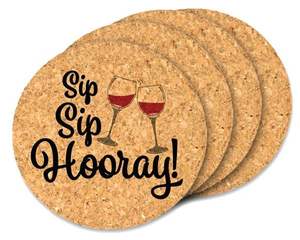 Juego de posavasos de corcho de madera Natural hecho a mano ecológico clásico para restaurantes, precios bajos para exhibición de servicio de café - Product Image 5