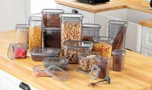 Boîtes de rangement multifonctionnelles modernes et polyvalentes, fabriquées avec précision, légères, de qualité alimentaire, étanches, faciles à nettoyer, pour la préparation des repas - Product Image 6