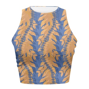 Logotipo personalizado Fitness de secado rápido de tela suave Activewear Plus Size Crop Sports manga corta suelta mujeres Yoga camisetas Tops - Product Image 4