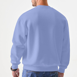 Venta al por mayor personalizada Unisex cuello redondo nuevos hombres moda sudaderas liso teñido sudadera con todas las personalizaciones y colores requeridos - Product Image 3
