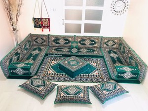 Canapé arabe en forme de U-1 lot de 19 pièces-Ce qui est inclus dans le prix: Housses + éponge - Product Image 2