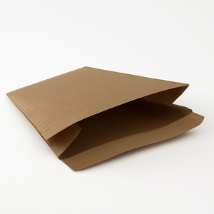 ถุงกระดาษเคลือบเกรดอาหารแบบใช้แล้วทิ้ง เป็นมิตรกับสิ่งแวดล้อม รูปทรงแบนและทรงถุงหิ้ว มีช่องเปิดรูปสามเหลี่ยมสำหรับใส่ขนมปัง แฮมเบอร์เกอร์ และลูกอม - Product Image 2