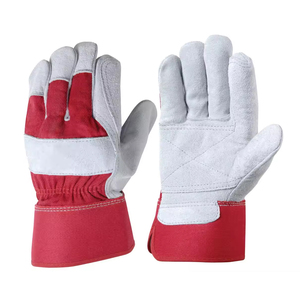 Gants de travail en cuir de vachette fendu de qualité supérieure - Product Image 1