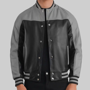 Veste universitaire pour homme 100% laine Col montant Logo frontal à capuche Hiver Durable Prix raisonnable - Product Image 5