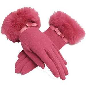 Mode Lady nouveaux gants chauds d'hiver en plein air velours femmes mitaines en cachemire tricotées avec compatibilité avec écran tactile - Product Image 1