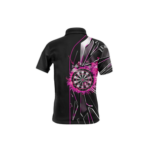 Polo d'été décontracté, personnalisé et sublimation, jeux de club de fléchettes, vêtements de rue réversibles, short grande taille à impression numérique - Product Image 2