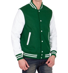 Men's Sleeves Customizable <b>Vintage</b> <b>Varsity</b> <b>Jacket</b> Unisex Oversized Streetwear Bomber <b>Jacket</b> - Product Image 3
