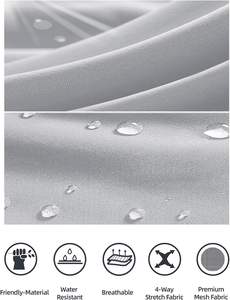 Pantalones cortos atléticos de gimnasio para hombre con 3 bolsillos con cremallera 7 "Pantalones cortos ligeros de secado rápido para correr - Product Image 4