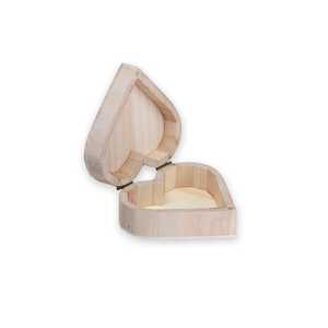 Boîte de coeur en bois Boîte en forme de coeur gravée Vente chaude Cadeaux et artisanat Boîtes en bois Signes muraux fabriqués en Inde - Product Image 6