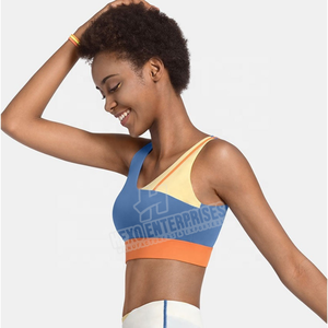 Soutien-gorge de sport personnalisé imprimé Sublimation Yoga de soutien complet 100% polyester femmes soutien-gorge de sport pakitan - Product Image 4