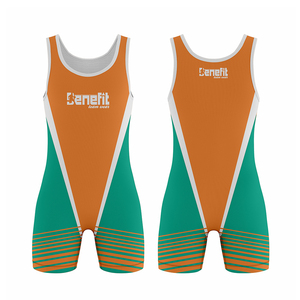 Traje de culturismo personalizado en blanco, camisetas de lucha de Spandex cómodas, venta al por mayor, sin mangas, corte automático, uniforme de lucha para adultos - Product Image 1