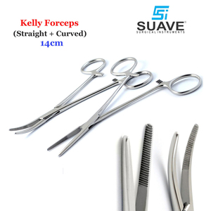 SUAVE SURGICAL INSTRUMENTS Pinzas hemostáticas, pinzas de bloqueo de arteria, herramientas quirúrgicas rectas y curvas - Product Image 4
