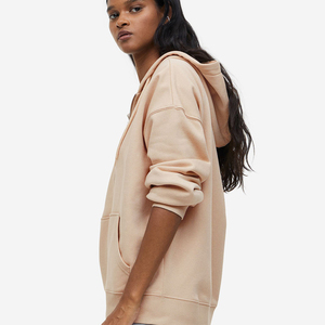 Alta calidad personalizado GSM mujeres cremallera sudaderas con capucha bordado impreso logotipo en blanco algodón Zip Up sudaderas con capucha para Unisex - Product Image 2