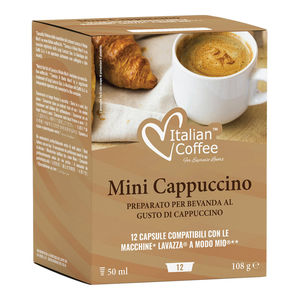 12 Cápsulas de Café Italiano Mini Cappuccino compatibles con Lavazza A Modo Mio* - Product Image 1