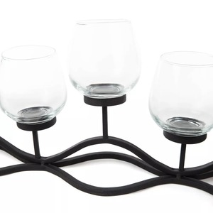 Vases à fleurs en fer côtiers modernes Vases en métal de vente chaude pour les maisons de luxe Décor inspiré de la plage Nouvelle arrivée - Product Image 5