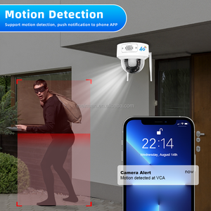 Cámara de Seguridad WiFi 4G <span class=keywords><strong>para</strong></span> el Hogar, OEM 4MP 2K <span class=keywords><strong>ICSee</strong></span> con Función de Router, Exterior, Impermeable, Domo Metálico, Inalámbrica, IP, PTZ, CCTV - Product Image 5
